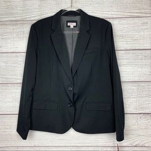 Merona Black Button Career Blazer